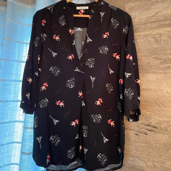 MANDÉE Christmas Ligth Blouse, size large - Picture 1 of 3
